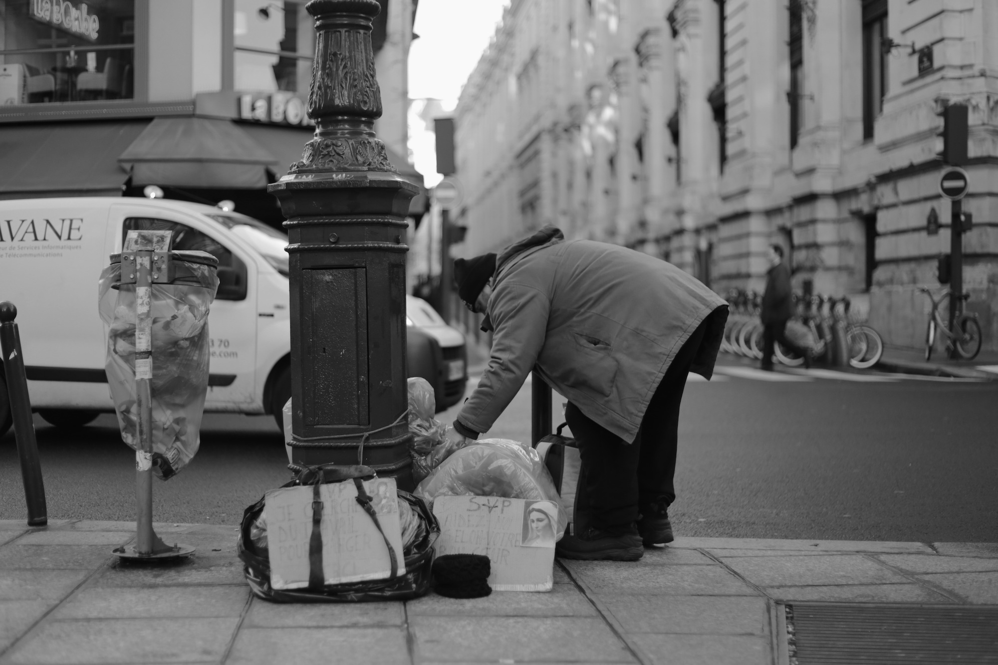 Vivre dans la rue à Paris