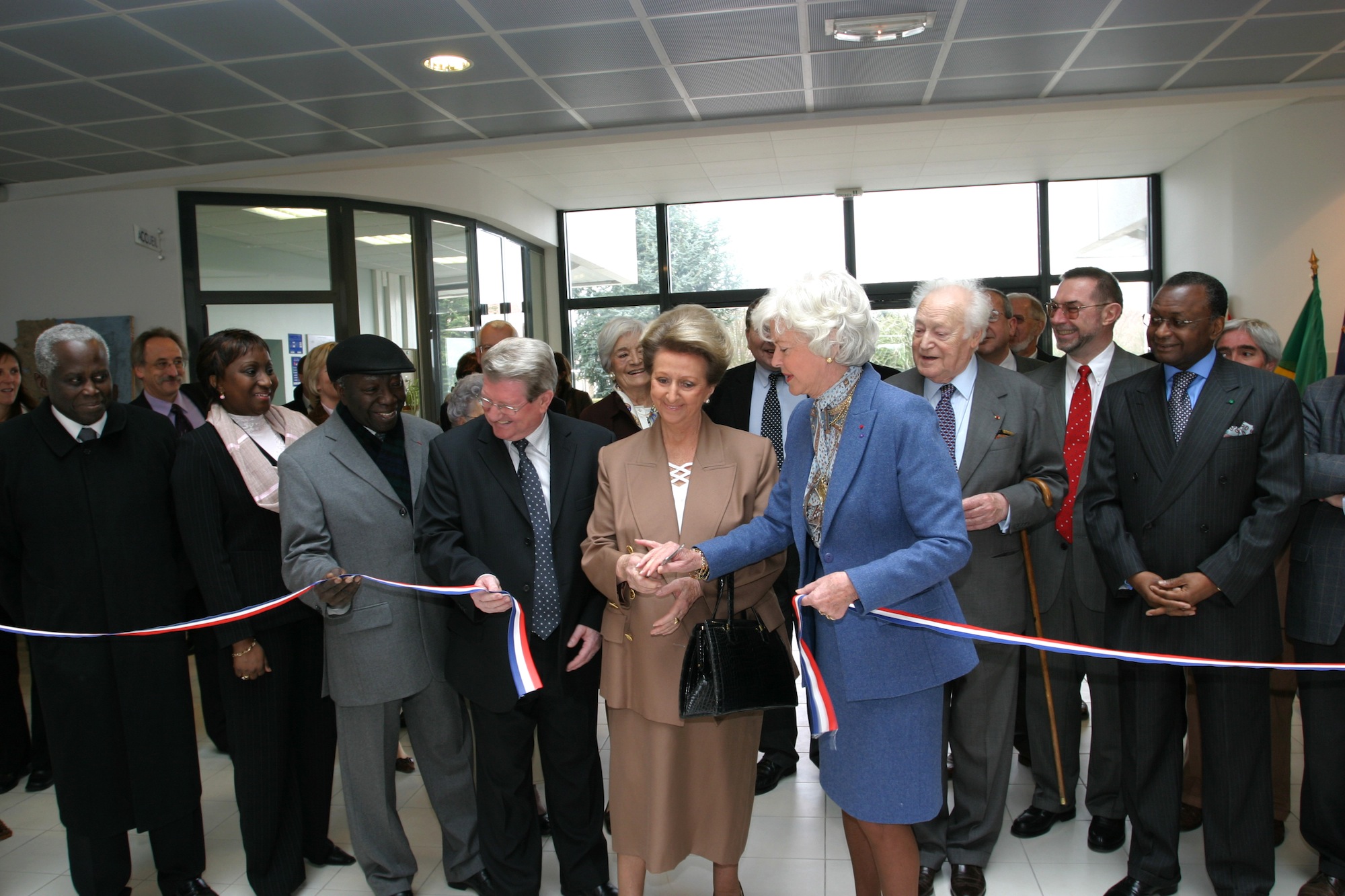Inauguration du collège Senghor à Ifs (Calvados)