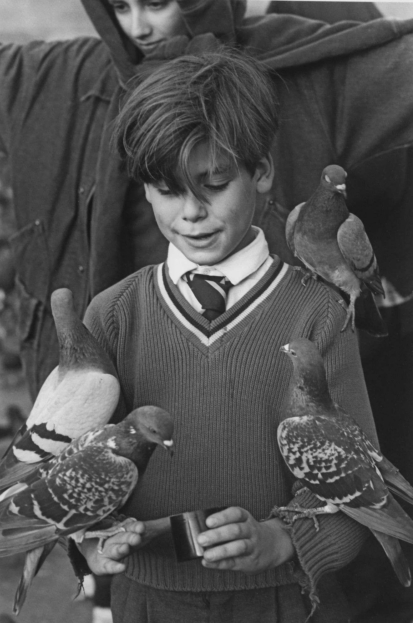 L&rsquo;enfant aux pigeons, Picadilly Circus, Londres