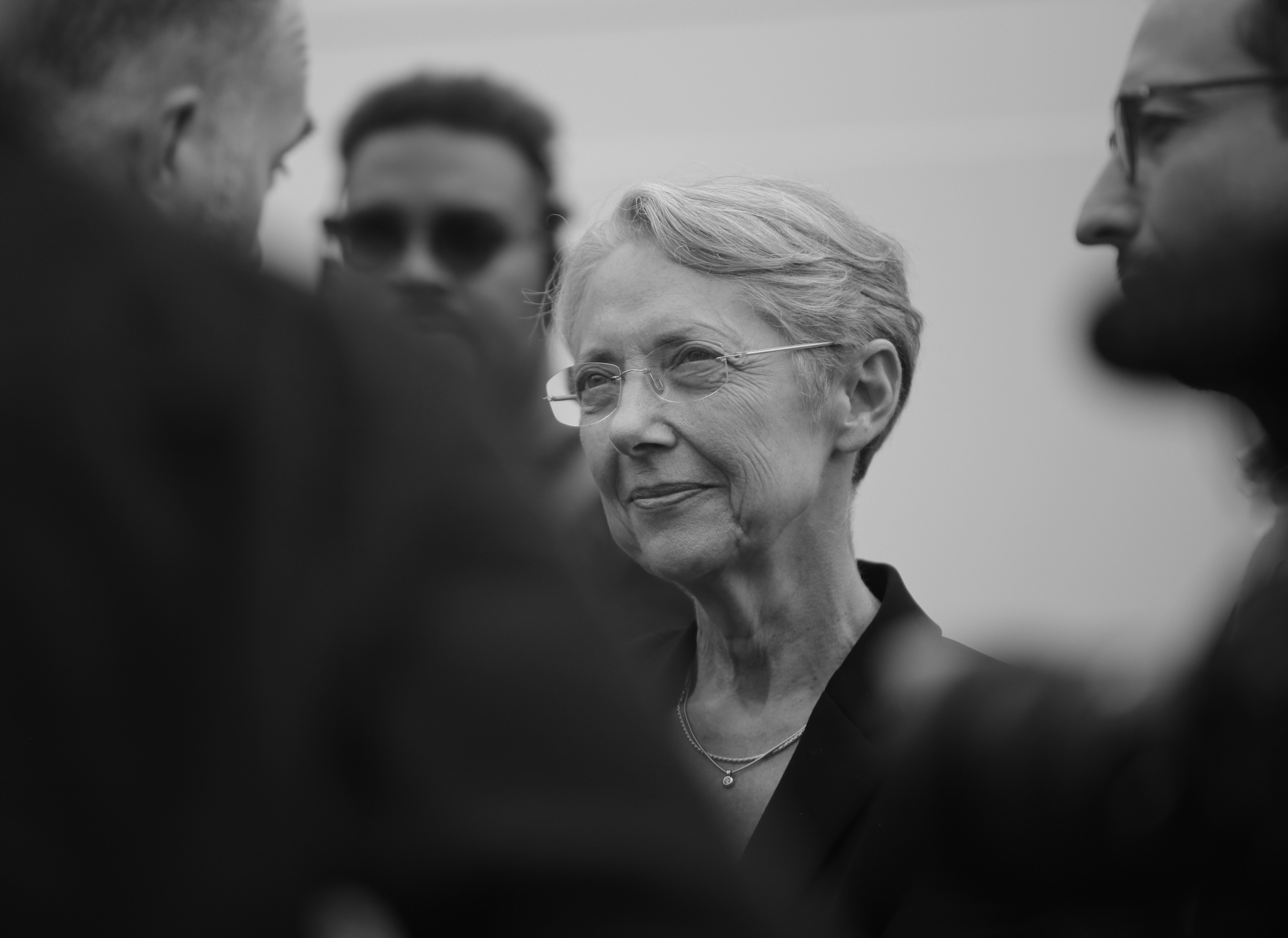 Elisabeth Borne en campagne législative dans le Calvados