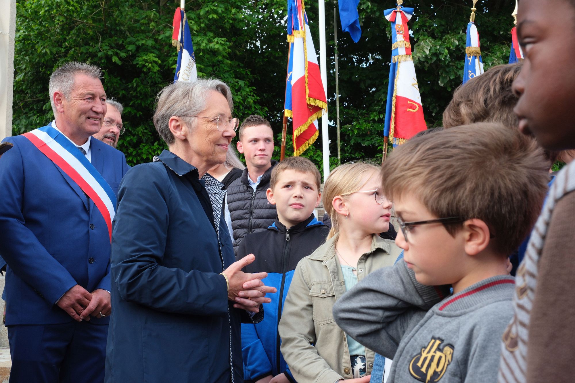 Elisabeth Borne à Montchamp : les Résistants du Calvados mis à l&rsquo;honneur
