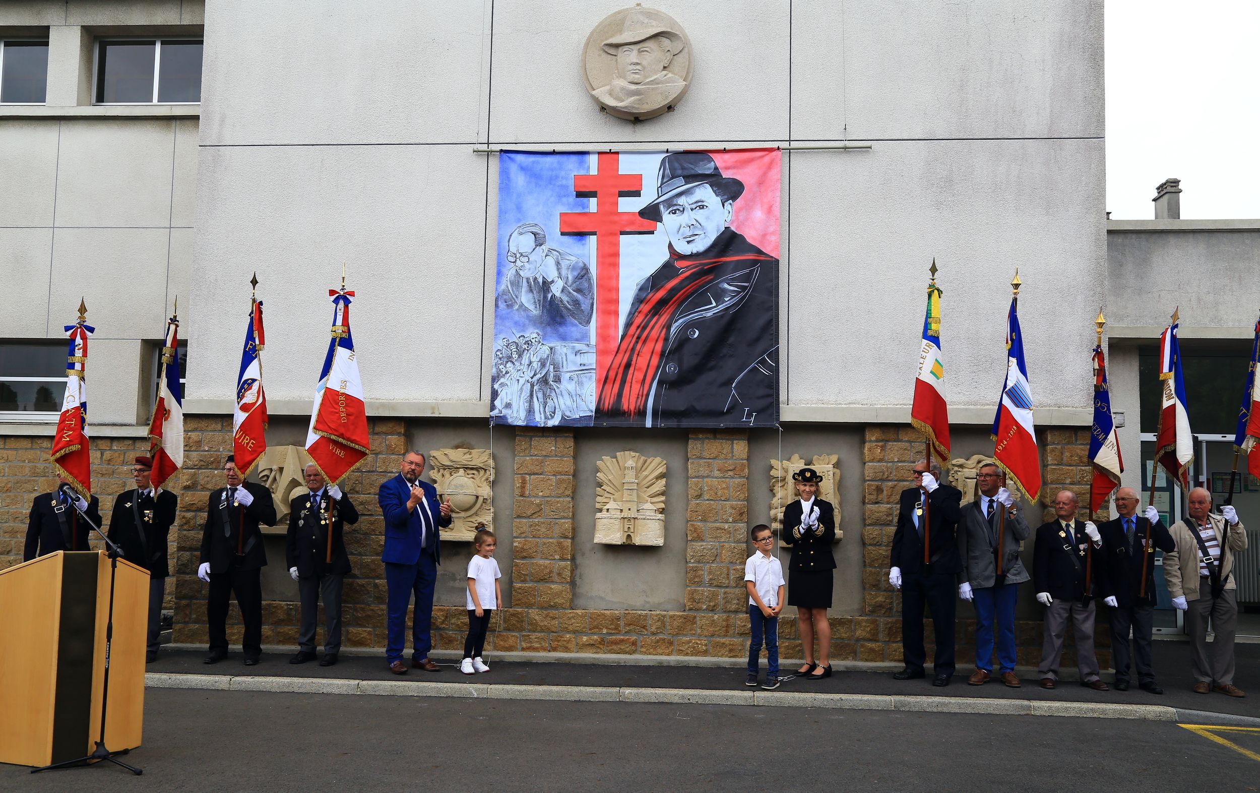 Cérémonie d&rsquo;hommage à l&rsquo;école Jean Moulin