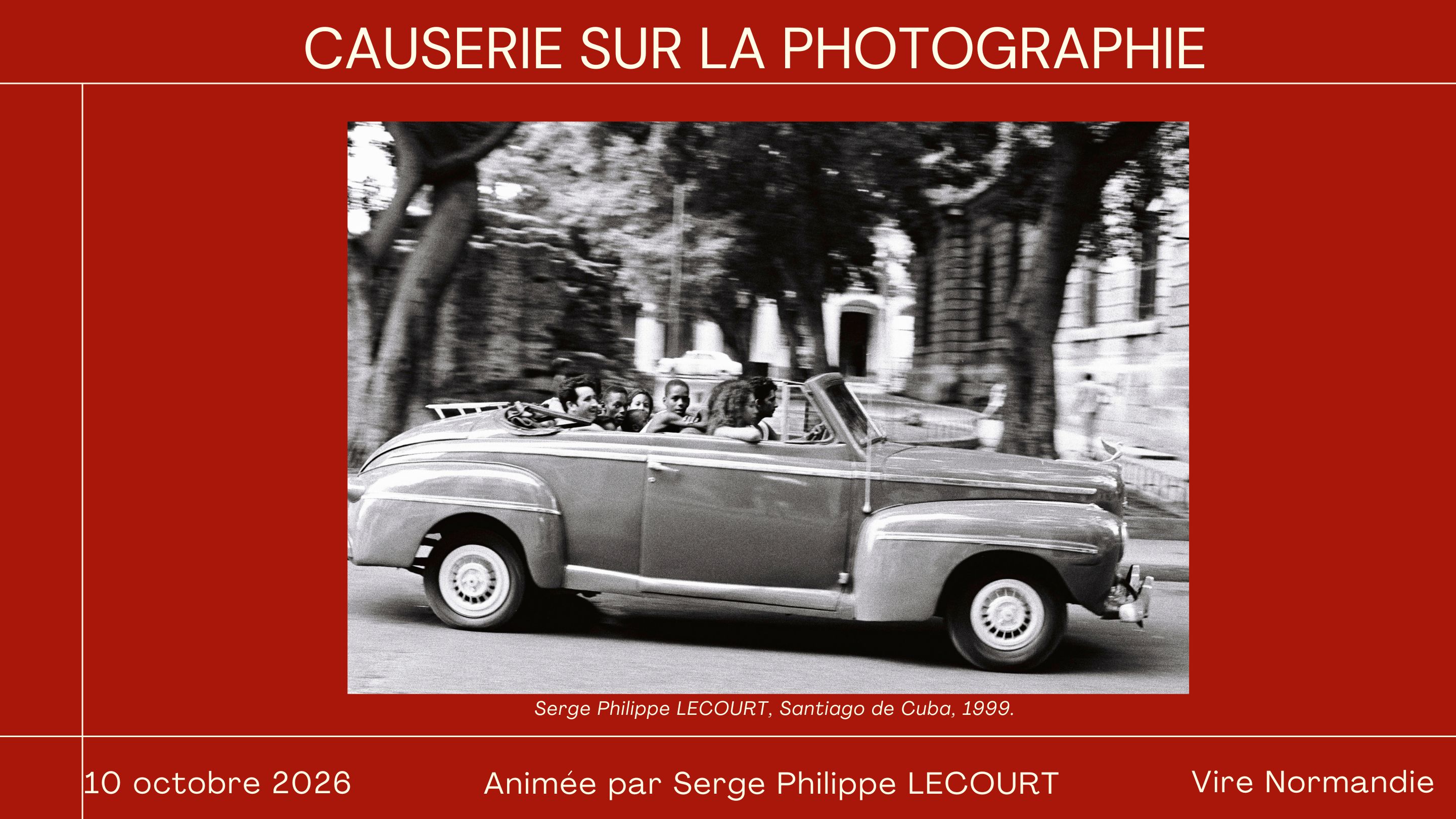 Ce samedi 15h : causerie projection autour de la photo